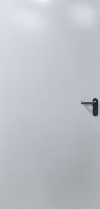 Дверь противопожарная ХАВЕР EI-60 RAL 7035 - вид сзади